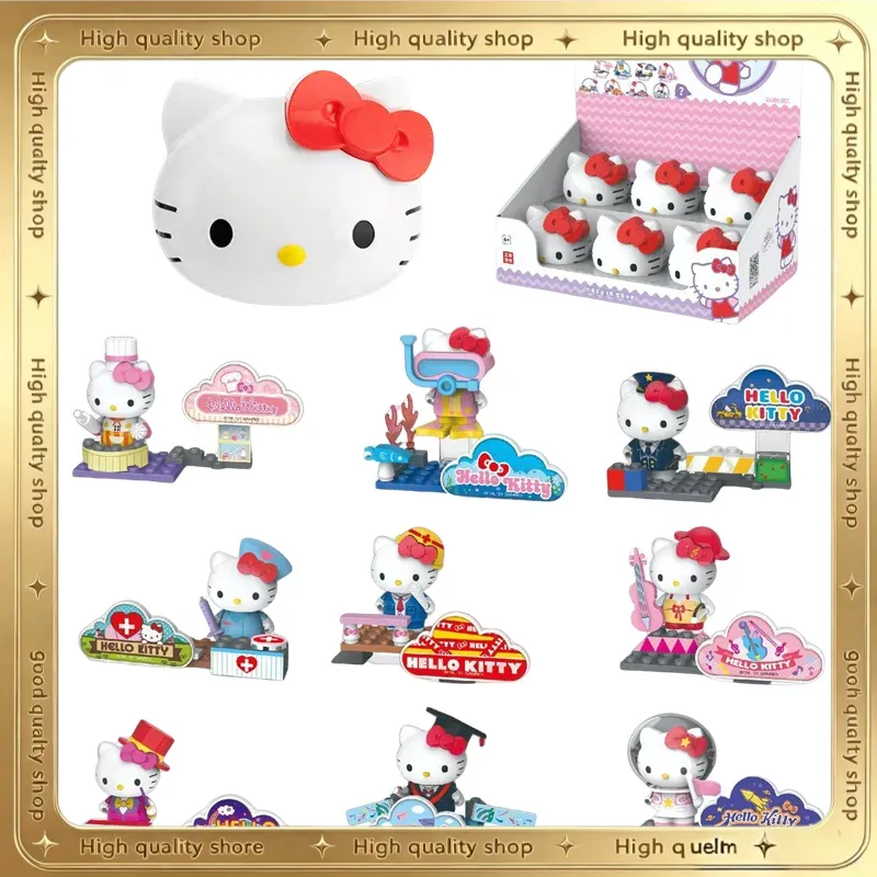 Anime Action Figure Blind Box - Sanrio Hello Kitty Anime-Actionfigur, Peripherie-Modelle, Statue,