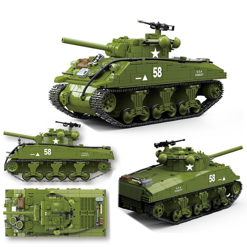 Neue Weltkrieg Militär Waffen  – Lego Compatible Military Tank Bewertung und Preis