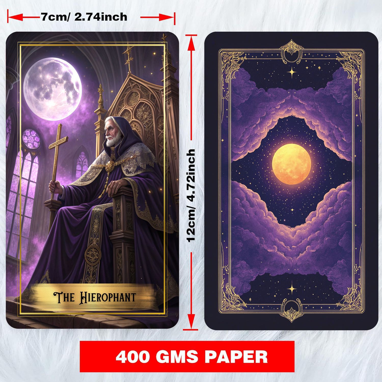 Purple Moon Tarot-Kartenset mi – Tarot Cards Deck With Guidebook Bewertung und Preis