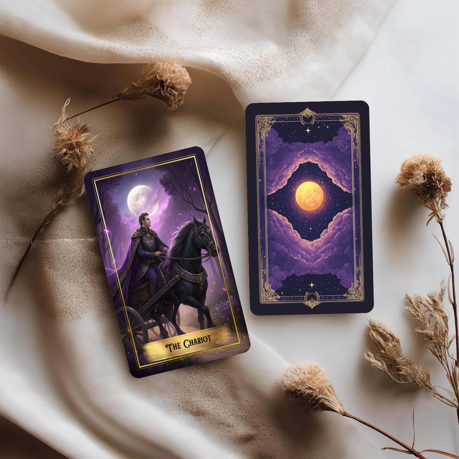 Purple Moon Tarot-Kartenset mi – Tarot Cards Deck With Guidebook Bewertung und Preis